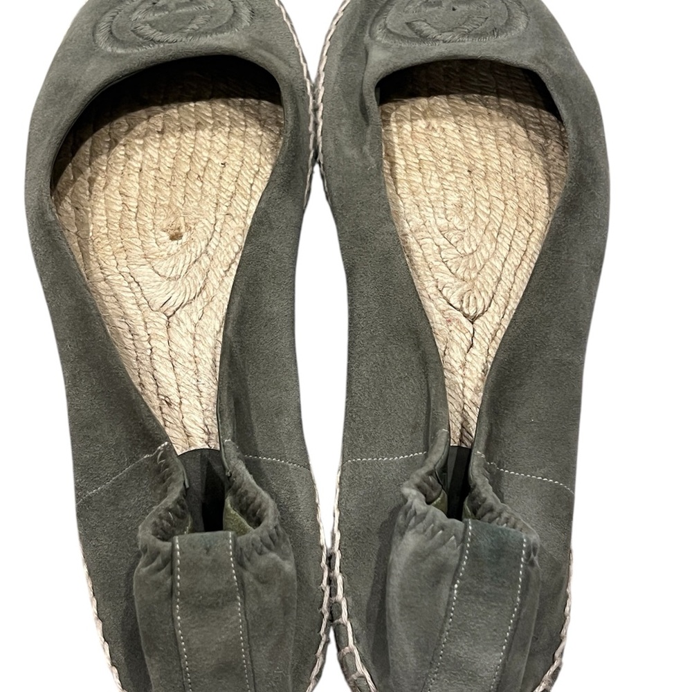 Gucci Suede Espadrille ballet Flats 39 9 - Picture 2 of 5